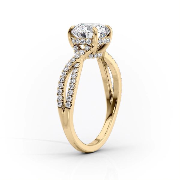 The Angelina Set With A 1.5 Carat Cushion Moissanite Online Sale