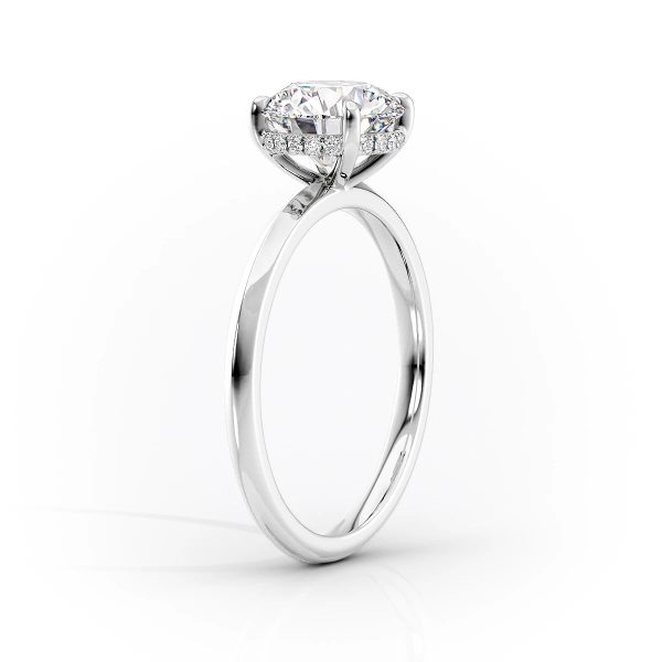 The Razor Kamellie Set With A 3.5 Carat Elongated Cushion Moissanite Discount