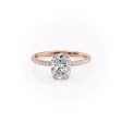 The Aline Set With A 1 Carat Elongated Cushion Moissanite Online Sale