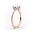 The Aline Set With A 1 Carat Elongated Cushion Moissanite Online Sale