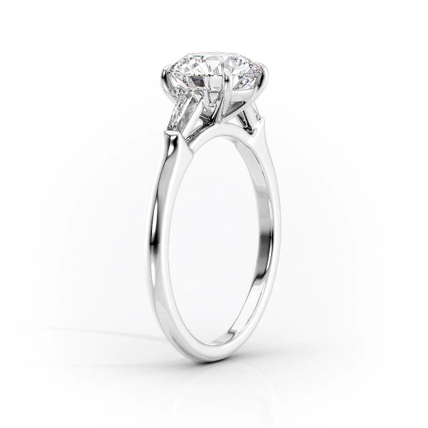 The Liv Set With A 4.5 Carat Elongated Cushion Moissanite Sale