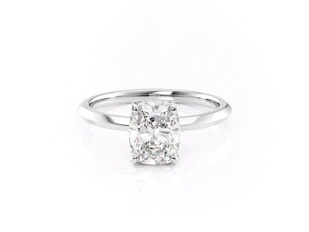 The Razor Kamellie Set With A 1 Carat Elongated Cushion Moissanite Online