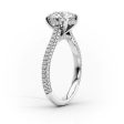 The Rachel Set With A 1 Carat Elongated Cushion Moissanite Online