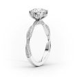 The Caroline Set With A 2 Carat Elongated Cushion Moissanite Online Hot Sale