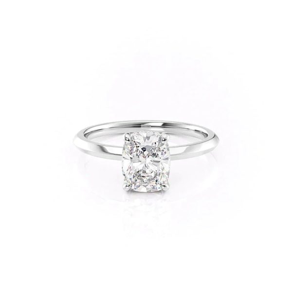 The Razor Kamellie Set With A 3.5 Carat Elongated Cushion Moissanite Discount