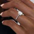 The Lexie Set With A 3.5 Carat Cushion Moissanite Discount